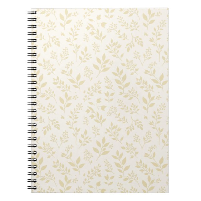 Cuaderno Follaje de otoño Trigo Dorado - Neutral (Frente)