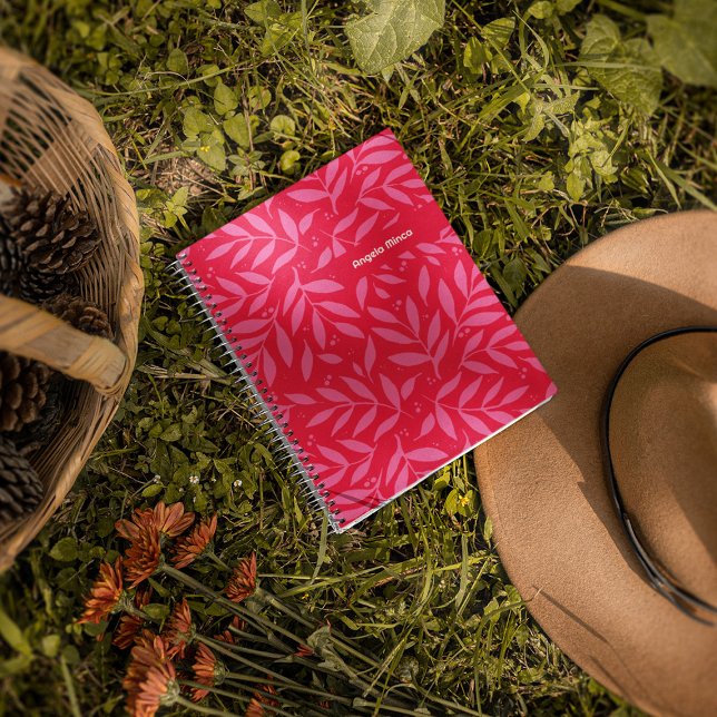 Cuaderno Follaje rosa y rojo (Subido por el creador)