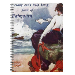 Cuaderno Fond of Falmouth vintage note pad