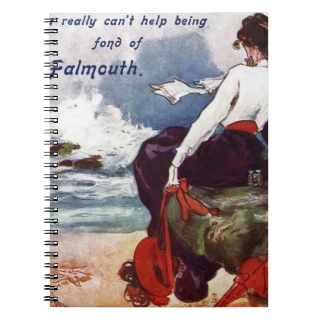 Cuaderno Fond of Falmouth vintage note pad (Frente)