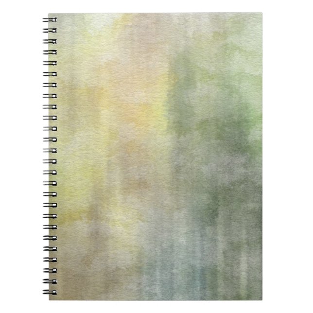 Cuaderno fondo abstracto de la acuarela del arte en el (Frente)