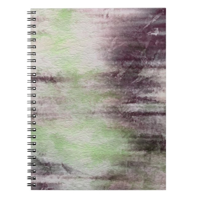 Cuaderno fondo abstracto de la acuarela del arte en el (Frente)