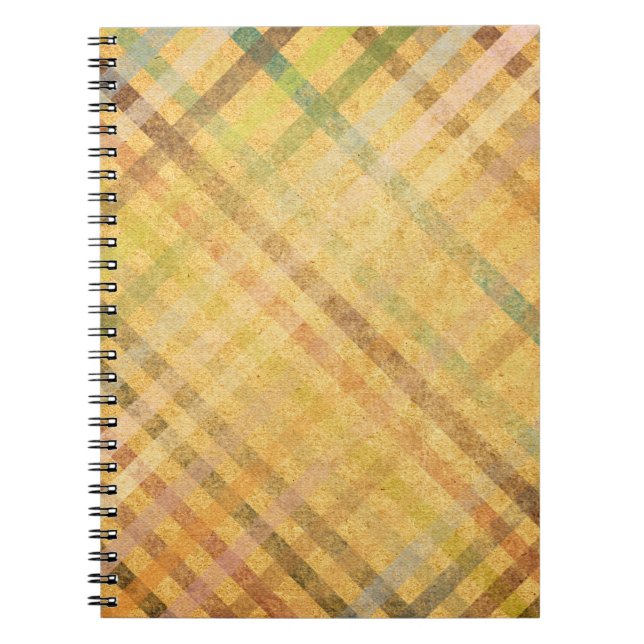 Cuaderno Fondo abstracto de rayas antiguas. (Frente)