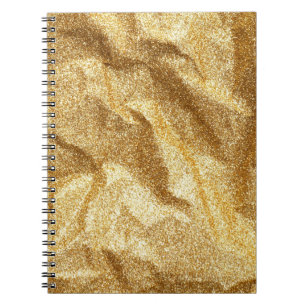 Cuaderno Fondo abstracto de textura de papel arrugado de or