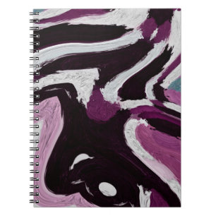 Cuaderno Fondo abstracto del gráfico del trazo de pincel. A