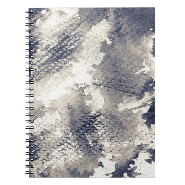 Cuaderno Fondo abstracto del grunge. Acuarela, tinta (Frente)