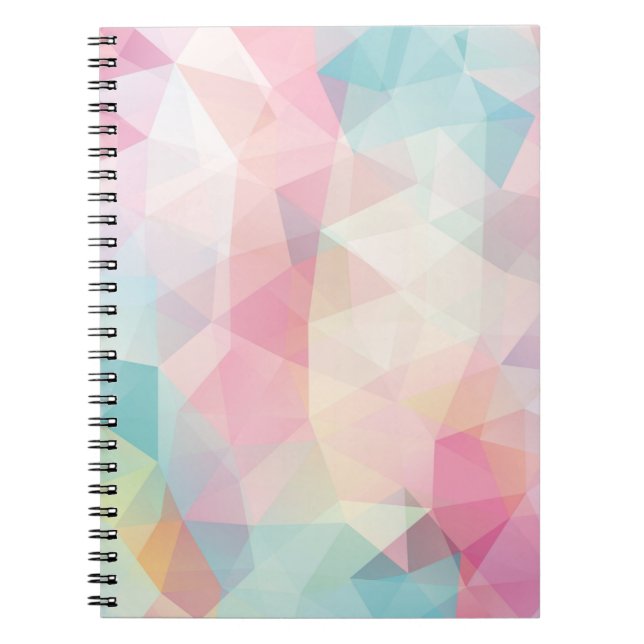 Cuaderno fondo abstracto formado por trianglesbackgro (Frente)