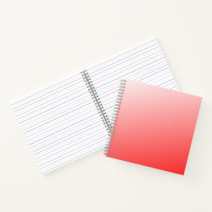 Cuaderno Fondo abstracto minimalista con gradiente suave de