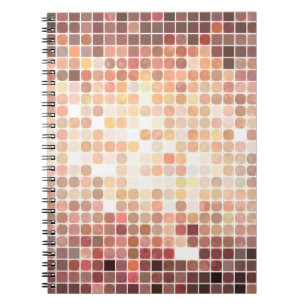 Cuaderno fondo abstracto. mosaico dorado. cavación de ilust