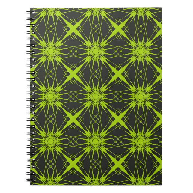 Cuaderno Fondo abstracto verde. Gráficos de moda.abstra (Frente)