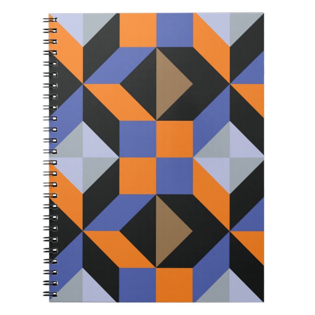 Cuaderno Fondo abstracto vintage (Frente)