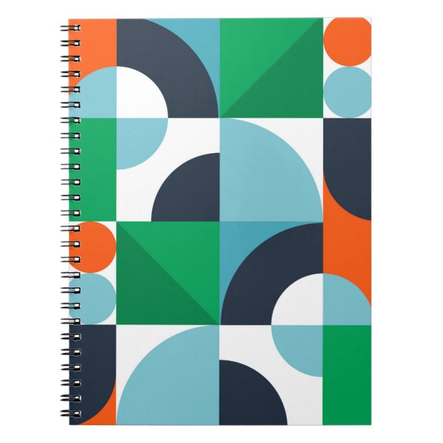Cuaderno Fondo abstracto vintage (Frente)