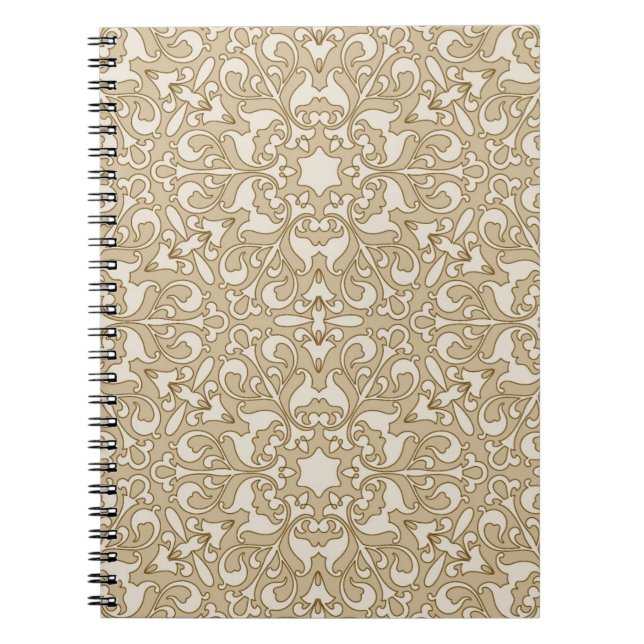 Cuaderno Fondo adornado floral (Frente)