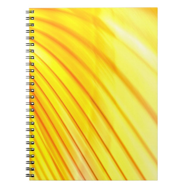 Cuaderno fondo amarillo abstracto.abstracto, artístico (Frente)