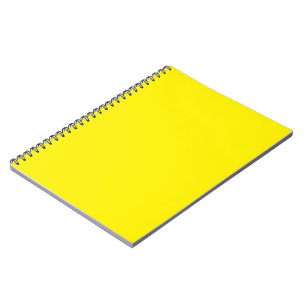 Cuaderno fondo amarillo con borde negro
