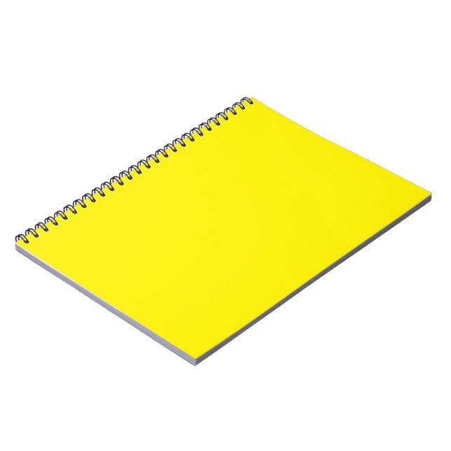 Cuaderno fondo amarillo con borde negro (Lado Izquierdo)