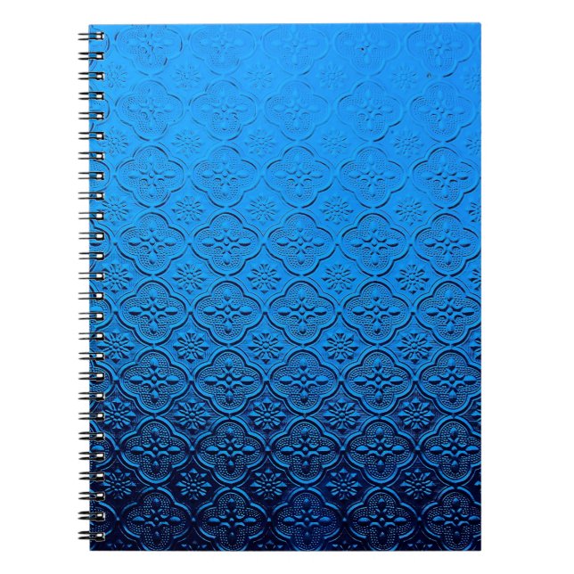 Cuaderno fondo azul (Frente)