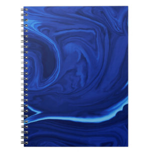 Cuaderno Fondo azul cobalto texturizado a mano