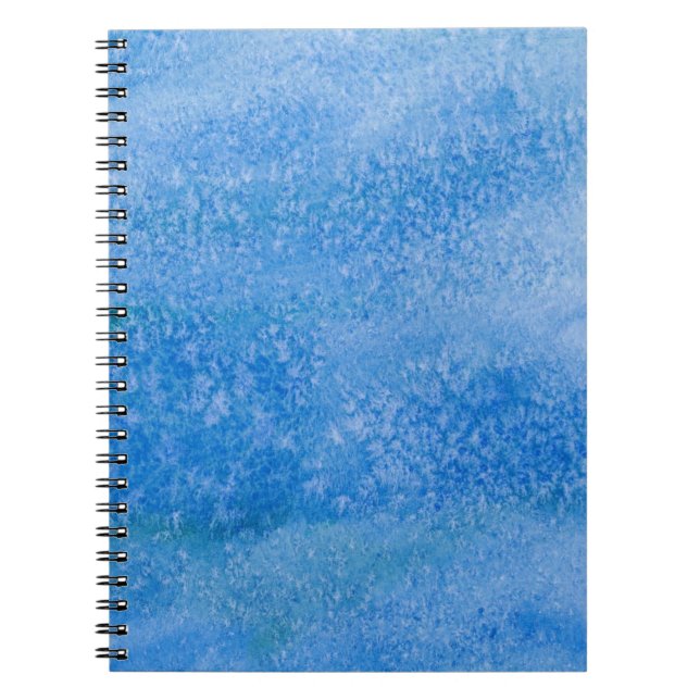 Cuaderno Fondo azul de la acuarela (Frente)