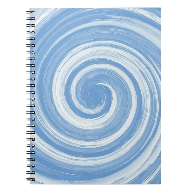 Cuaderno fondo borroso abstracto, texto geométrico vintage (Frente)