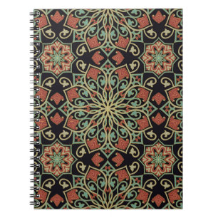 Cuaderno Fondo coloreado abstracto oriental