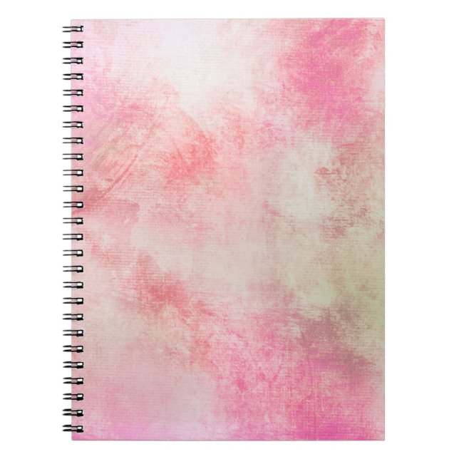 Cuaderno Fondo coloreado rosa (Frente)