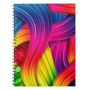 Cuaderno fondo colorido abstracto,color,abstención