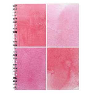 Cuaderno fondo colorido de la acuarela para sus 3