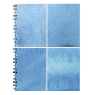 Cuaderno fondo colorido de la acuarela para sus 4