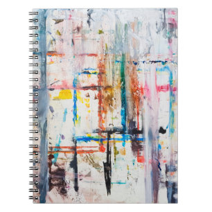 Cuaderno Fondo colorido moderno.arte, contemporáneo, modern