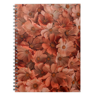 Cuaderno Fondo con flores pastel secas. abstracto, ae