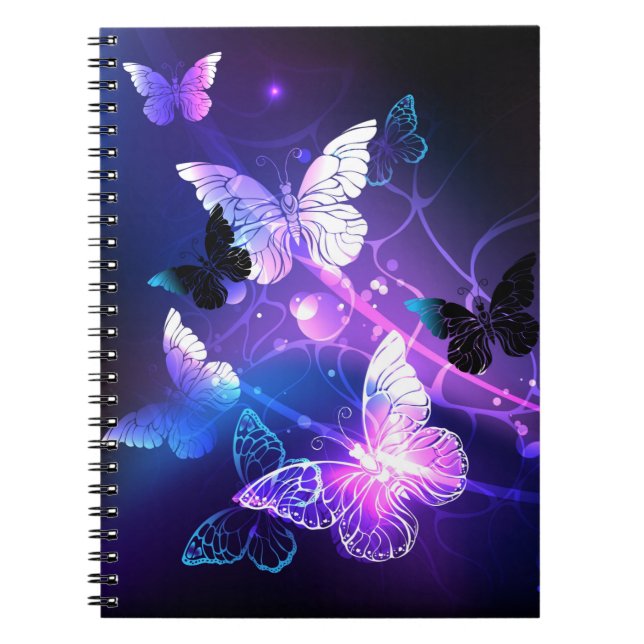 Cuaderno Fondo con mariposas nocturnas (Frente)