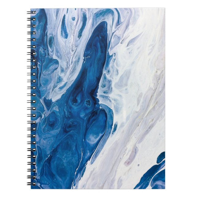 Cuaderno Fondo creativo abstracto pintado a mano, wallpap (Frente)