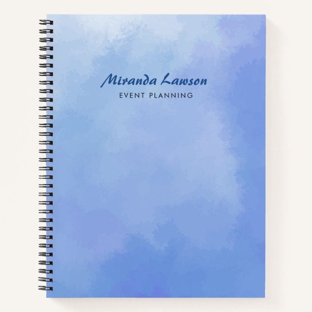 Cuaderno Fondo de acuarela (Anverso)