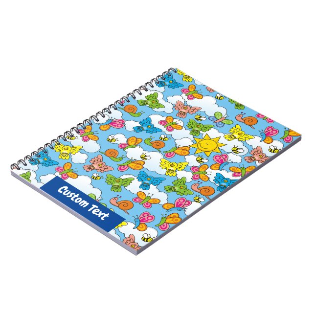 Cuaderno Fondo de animales para bebés (Lado Izquierdo)