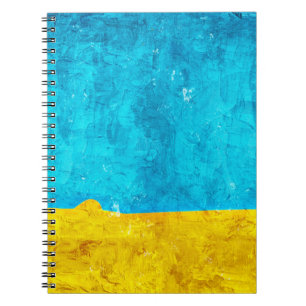Cuaderno Fondo de arte amarillo
