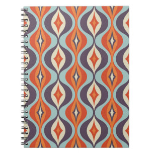 Cuaderno Fondo de arte moderno de mediados del siglo. Geome