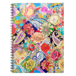Cuaderno Fondo de Batik. Diseño de cosecha