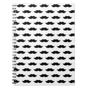 Cuaderno Fondo de bigote negro