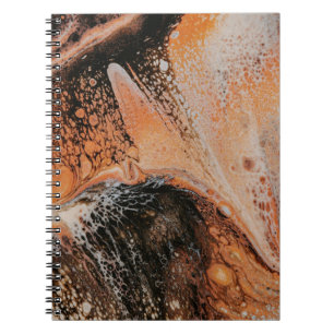 Cuaderno Fondo de color marrón