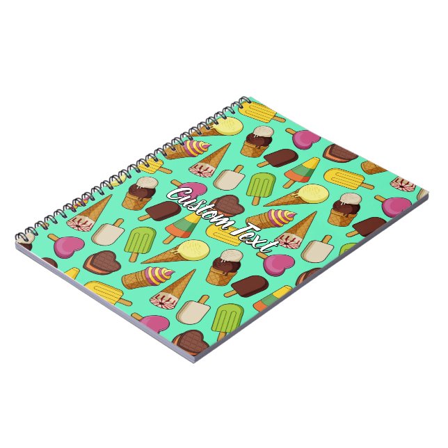 Cuaderno Fondo de Crema de Hielo (Lado Izquierdo)