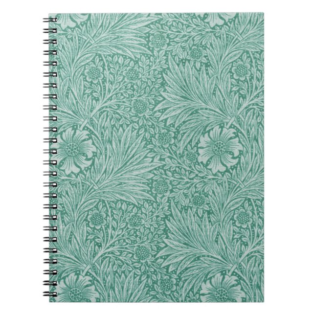 Cuaderno Fondo de escritorio de William Morris Floral (Frente)