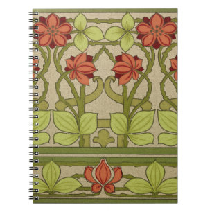 Cuaderno Fondo de escritorio Frieze Border Art Nouveau