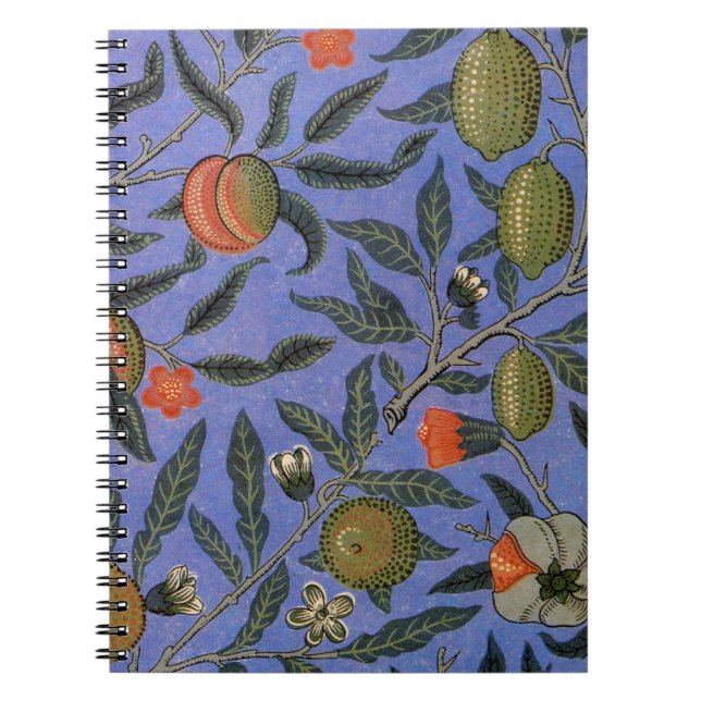Cuaderno Fondo de escritorio William Morris Pomegranate (Frente)
