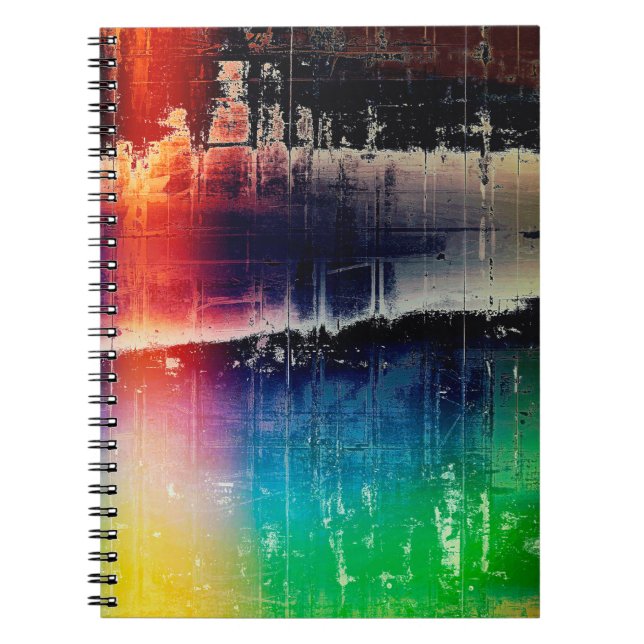 Cuaderno Fondo de fondo de grifo tradicional, textura rayad (Frente)