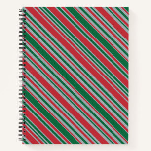 Cuaderno Fondo de franjas diagonales