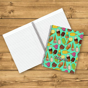 Cuaderno Fondo de helado