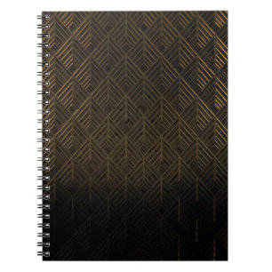Cuaderno Fondo de Ilustracion 3D Art Deco