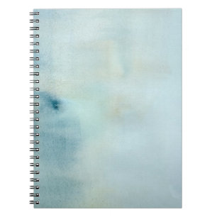Cuaderno fondo de la acuarela en azul y amarillo en colores