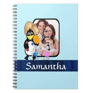 Cuaderno Fondo de la foto del personaje de la caricatura